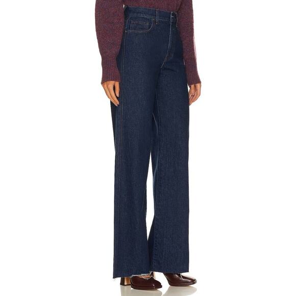 Veronica Beard Taylor Wide Leg Jean in Rodeo Clea 31 - Picture 2 of 3